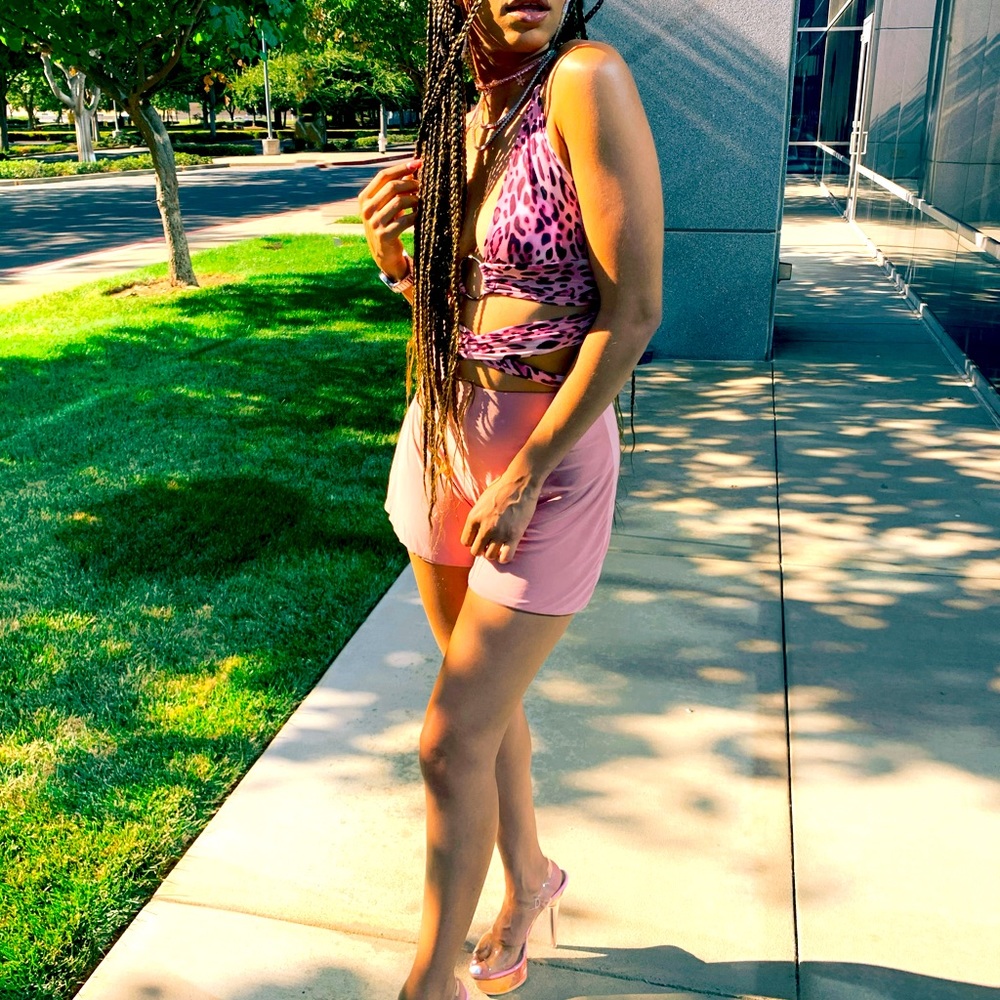Pink shorts
